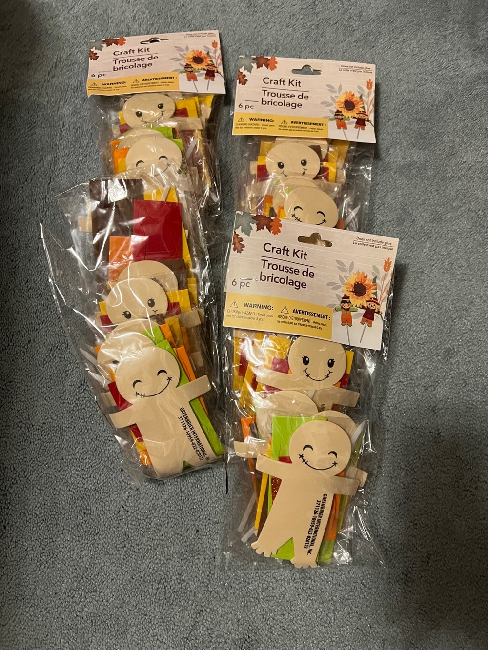 Fall Scarecrow Craft Kit Bundle